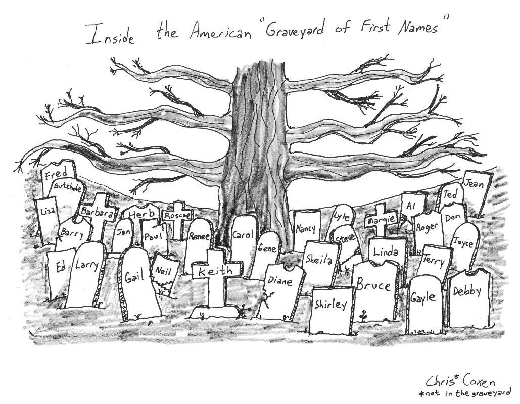 The American Graveyard of First Names